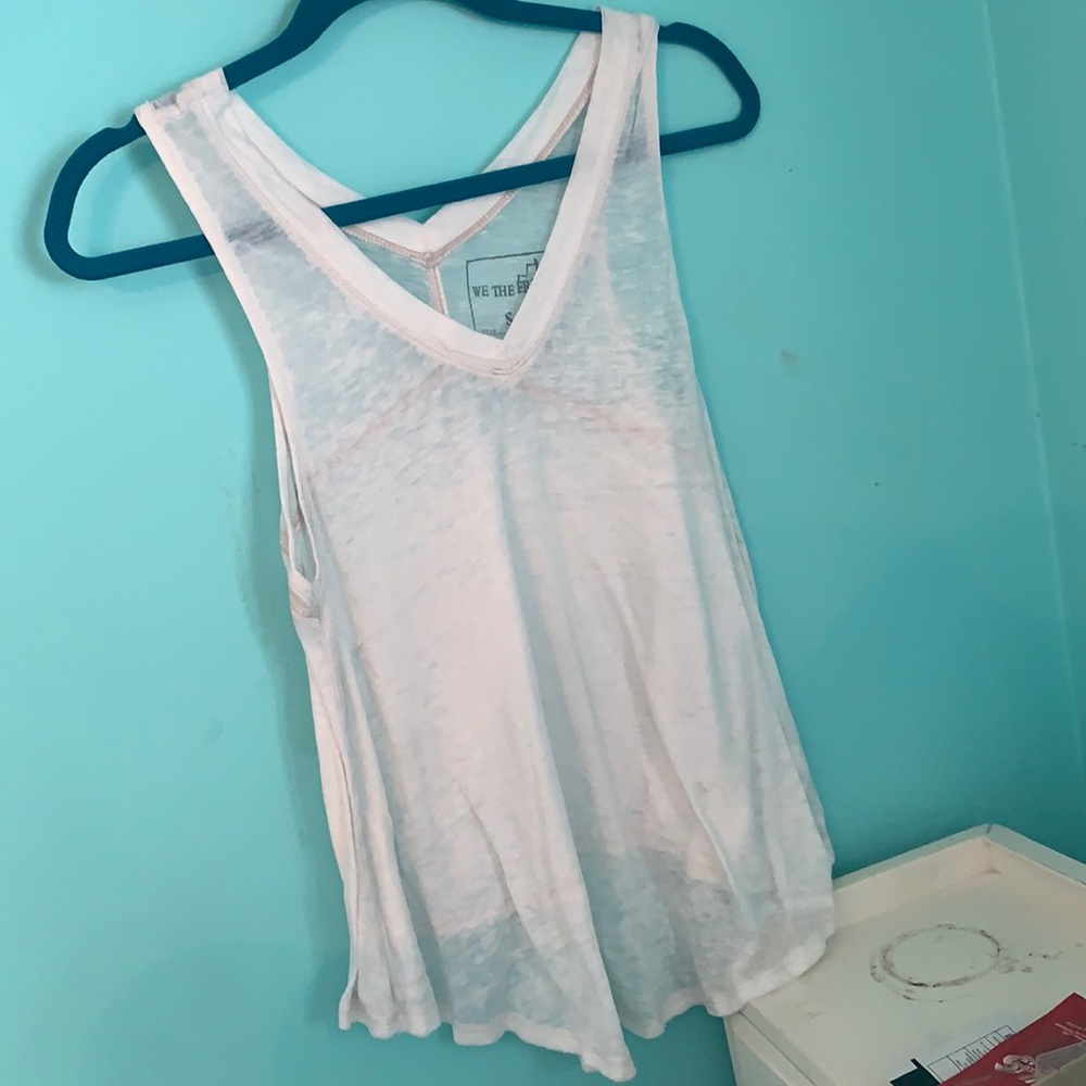 free people white burnout tank